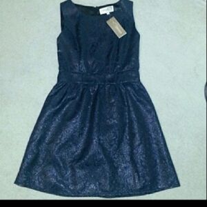 2/$10! Free! Nwt Francesca's baroque navy dress sz m